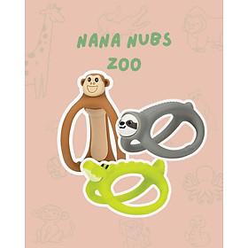 Ngậm nướu silicone Loopals, dễ dàng cầm nắm cho đôi tay nhỏ bé