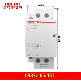 Mua Khởi động từ 1 pha 2P 40A DELIXI 40A/220V