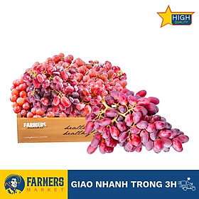 Nho đỏ không hạt Long Crimson Úc - Mọng nước, vị ngọt thanh xen lẫn chua nhẹ