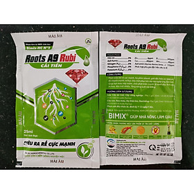 Phân bón lá NPK sinh học Roots A9 Rubi Cải Tiến (combo 5 gói x 25ml) - VTNN NÔNG PHÚ T86