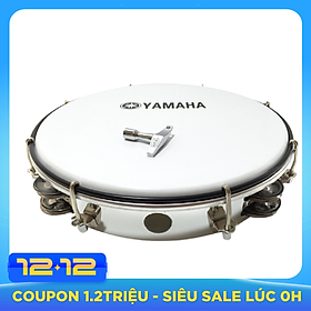 Trống Lắc Tay - Lục Lạc Gõ Bo Tambourine Yamaha MT6-102A - Trắng