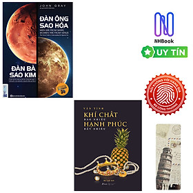 Combo Sách Kỹ Năng Để Bạn Trở Thành Người Phụ Nữ Khôn Khéo: Đàn Ông Sao Hỏa Đàn Bà Sao Kim + Khí Chất Bao Nhiêu, Hạnh Phúc Bấy Nhiêu / Sách Tư Duy - Kỹ Năng Sống (Tặng Kèm Bookmark Happy Life)
