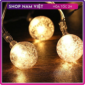 Đèn Led Trang Trí Tết, Giáng Sinh, Noel Nhiều Kiểu Dáng Dài 10 Mét - Bọt Khí