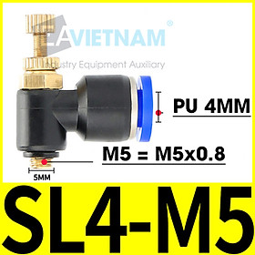 Mua Van tiết lưu 1 chiều SL 4 6 8 12 16 ren M5 01 02 03 04