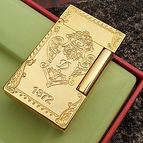 Mua Vỏ Hột Quẹt Bật Lửa Upon D198V Họa Tiết Hình Khiêm Khắc Chữ D Tinh Xảo - Dùng Ga Đá Cao Cấp