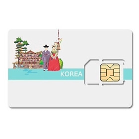 Sim 4G Hàn 5 ngày không giới hạn dung lượng