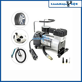 Bơm Ô Tô Xe Máy 12VDC 965 Kpa Màu Bạc