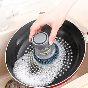 Mua Dụng cụ cọ rửa đa năng cọ xoong nồi  cọ bếp  cọ rửa bát đĩa có bình nhả dầu