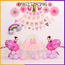 Set Bóng Sinh Nhật Hình Công Chúa Bale