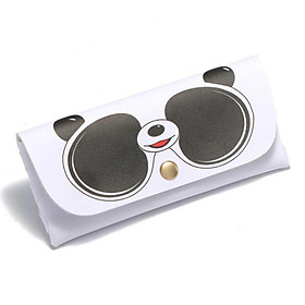 Kính gấu trúc phân cực Các chàng trai Phim hoạt hình Panda UV400 Kính râm Kính mặt trời dễ thương Túi kính mắt Silicone đi bộ đường dài ngoài trời Color: glasses case Eyewear Size: One Size