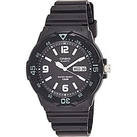 Casio Mrw-200H-1B2vdf Men's Mrw200 Black Resin and Dial Watch