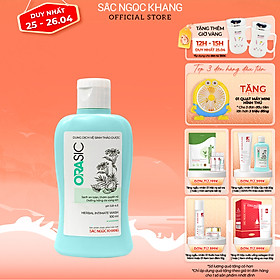 Dung dịch vệ sinh Orasic (100ml) kháng khuẩn thiên nhiên