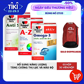 Combo bổ sung vitamin, khoáng chất, dầu cá, hỗ trợ tăng cường thị lực