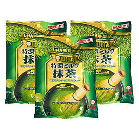 3 Gói Kẹo Sữa Trà Xanh Tokuno Uha Nhật Bản (58g x 3)