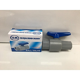 Van khóa nước bình minh pvc 21/27/34