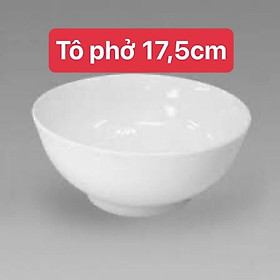 Tô sứ phở 7inch 17,5cm tô loe 8inch 20cm dùng trong nhà hàng khách sạn