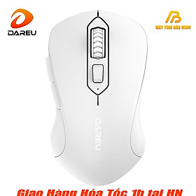 Chuột không dây DAREU LM115G Black - Pink - Hàng Chính Hãng