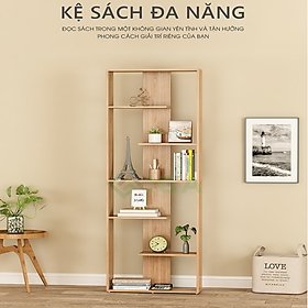 Kệ Sách Trang Trí Ziczac HC-03