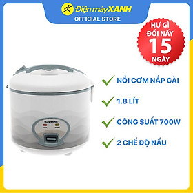 Nồi cơm nắp gài Sunhouse 1.8 lít SHD8602 - Hàng chính hãng