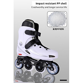 Giày trượt patin phẳng Giày nội tuyến Giày người lớn Giày con lăn dành Color: Black Shoe Size: 41