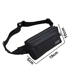 Túi bao tử đeo hông, đeo bụng nhiều ngăn TROY vải bố pvc chống thấm nhiều kích thước lựa chọn