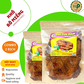 KHÔ BÒ MIẾNG TÂN LỘC PHÁT COMBO 2 BỊCH - MỖI BỊCH 250G