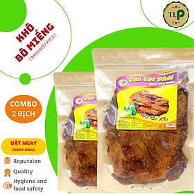 KHÔ BÒ MIẾNG TÂN LỘC PHÁT COMBO 700G - MỖI BỊCH 350G