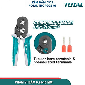 Mua KỀM BẤM COS ĐẦU DÂY CÁCH ĐIỆN AWG23-7 TOTAL THCPG2510 - HÀNG CHÍNH HÃNG