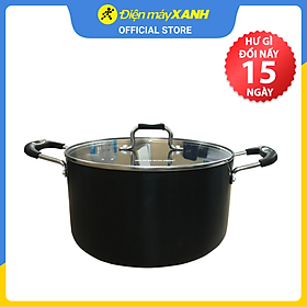 Mua Nồi nhôm anod nắp kính 20 cm Sunhouse SP38120 - Hàng chính hãng