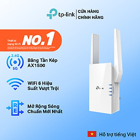 Bộ Mở Rộng Sóng Wifi TP-Link RE505X Chuẩn AX1500 - Hàng Chính Hãng