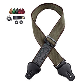 Guitar Strap with Pick Holders Guitar Shoulder Straps Belts for Bass Guitars