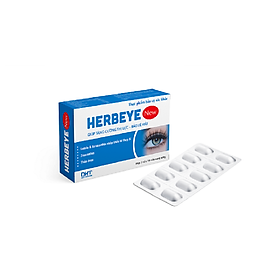 Herbeye New DHT - Giúp giảm khô mắt, mỏi mắt, giúp tăng cường thị lực, hỗ trợ hạn chế thoái hóa điểm vàng - Châu Ngân Pharma