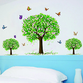 Mua Decal Ba cây xanh mùa xuân Amy  DCX053 (70 x 115 cm)