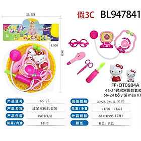 Đồ chơi bác sỹ heo Peppa, hello ktty, Búp bê y tá