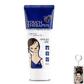 Gel lột mụn mũi Touch Therapy Cacao pure Clear Nose pack tặng kèm móc khóa (tuýp-60ml)