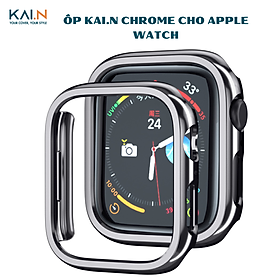 Ốp Case Kai.N Chrome Dành Cho Apple Watch Ultra 2/ Ultra/ 4/5/6/7/8/9/SE Mạ Chrome_ Hàng Chính Hãng