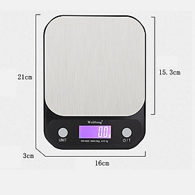 Mua Cân tiểu ly điện tử siêu chính xác High Precision dải cân 3kg - 0.1g  cân điện tử mini