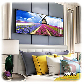 Tranh canvas khổ lớn trang trí phòng ngủ - PN099