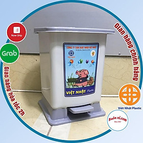 Mua Thùng rác bật nắp Size Trung Nhựa Việt Nhật  Thùng đựng rác văn phòng  phòng bếp có nắp đậy