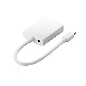Mua Cáp mini dp to vga  mini displayport ra vga  mini dp sang vga (đầu cái) có âm thanh