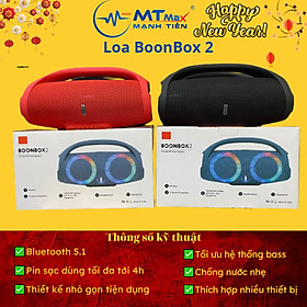Loa Loa Bluetooth không dây Boonbox2 bass cực mạnh âm thanh lớn công suất 30w nhỏ gọn siêu hay