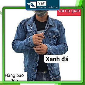 Áo khoác vải Jean cotton nhập khẩu vải dày dặn, co giãn, phong cách trẻ trung, khỏe khoắn - NT16