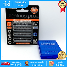 Pin Sạc AA Eneloop Pro 2550 mAh Made In Japan Kèm Hộp Bảo Quản - Hàng Chính Hãng ( Panasonic Phân Phối Trực Tiếp )