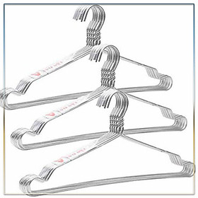 Mua Combo 10 móc nhôm phơi quần áo người lớn - Móc nhôm treo quần áo người lớn