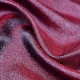 Vải Lụa Tơ Tằm satin màu đỏ đô may áo dài, dệt thủ công, khổ rộng 90cm, mềm mượt & thoáng mát