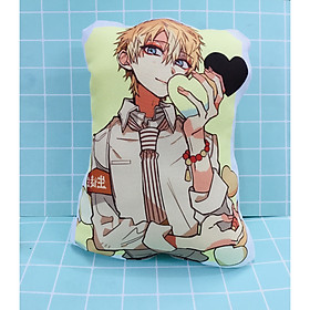 Gấu bông in hình 2 mặt Jibaku Shounen Hanako-kun nhiều nhân vật