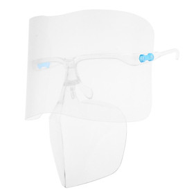 Face Shield Guard Washable Glasses Frame Face Cover Visor Anti Splash small