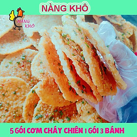 10 Gói Cơm Cháy Chiên Mắm Hành Loại Ngon  Giòn ngon - Đậm vị  1 Gói 3 Bánh