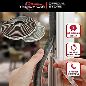 Gioăng lông dải sợi nỉ lông nheoRon Đế dán 9 mm lông cao 15mm dán chặn kín khe hở ngăn côn trùng