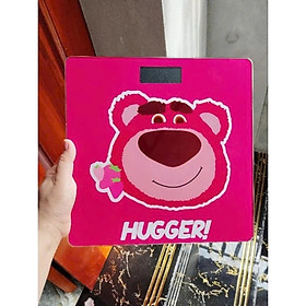 Cân  sức khỏe điện tử  hình gấu dâu - Cân sức khỏe gia đình ,  trọng lượng 180kg là sản phẩm rất cần thiết cho mọi gia đình